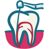 dental icon of square plus diagnostic